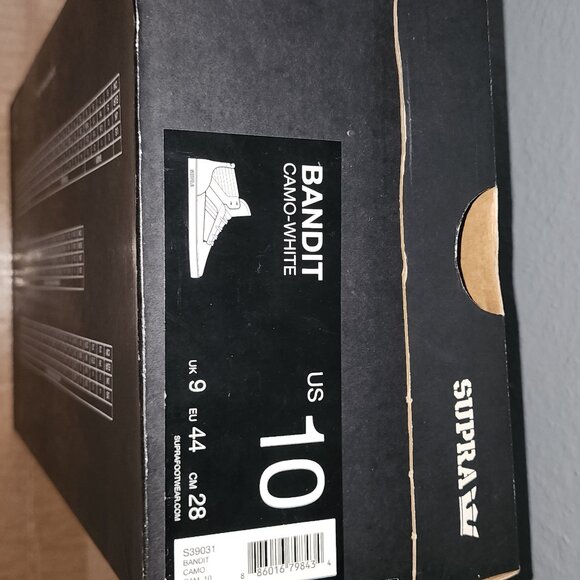 Mobb Deep X Supra Bandit Camo White Size 10 - Picture 12 of 12